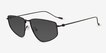 Grantham Black Alternative MaterialsSunglass Frames from EyeBuyDirect, Angle View