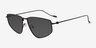 Grantham Black Alternative MaterialsSunglass Frames from EyeBuyDirect, Angle View