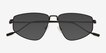 Grantham Black Alternative MaterialsSunglass Frames from EyeBuyDirect, Closed View