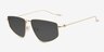 Grantham Gold Alternative MaterialsSunglass Frames from EyeBuyDirect, Angle View