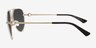 Fitzroy Silver MetalSunglass Frames from EyeBuyDirect, Side View