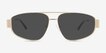 Vanderbilt Silver MetalSunglass Frames from EyeBuyDirect, Front View