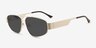 Vanderbilt Silver MetalSunglass Frames from EyeBuyDirect, Angle View