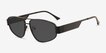 Vanderbilt Black MetalSunglass Frames from EyeBuyDirect, Angle View
