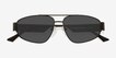 Vanderbilt Black MetalSunglass Frames from EyeBuyDirect, Closed View