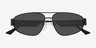 Vanderbilt Black MetalSunglass Frames from EyeBuyDirect, Closed View