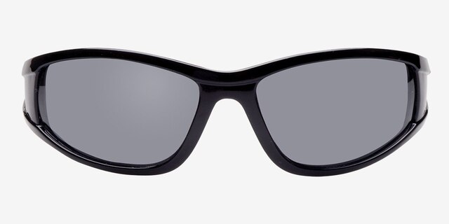Maimi BlackSunglass Frames from EyeBuyDirect, Front View