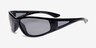 Maimi BlackSunglass Frames from EyeBuyDirect, Angle View