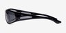 Maimi BlackSunglass Frames from EyeBuyDirect, Side View