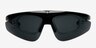 Hawaii BlackSunglass Frames from EyeBuyDirect, Front View