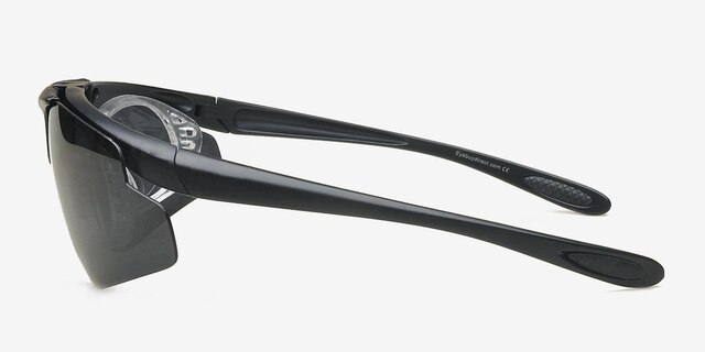 Hawaii BlackSunglass Frames from EyeBuyDirect, Side View
