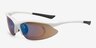 Jamarcus White & BrownSunglass Frames from EyeBuyDirect, Angle View