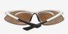 Jamarcus White & BrownSunglass Frames from EyeBuyDirect, Closed View