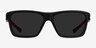Win Black & Red PlasticSunglass Frames from EyeBuyDirect, Front View