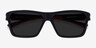 Win Black & Red PlasticSunglass Frames from EyeBuyDirect, Closed View