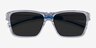 Win Clear & Blue PlasticSunglass Frames from EyeBuyDirect, Closed View