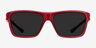 Win Red & Black PlasticSunglass Frames from EyeBuyDirect, Front View