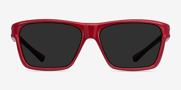 Win Red & Black Plastic Sunglass Frames