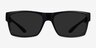 Game Black PlasticSunglass Frames from EyeBuyDirect, Front View