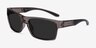 Game Brown PlasticSunglass Frames from EyeBuyDirect, Angle View