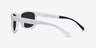 Determined White PlasticSunglass Frames from EyeBuyDirect, Side View