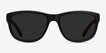 Determined Black PlasticSunglass Frames from EyeBuyDirect, Front View
