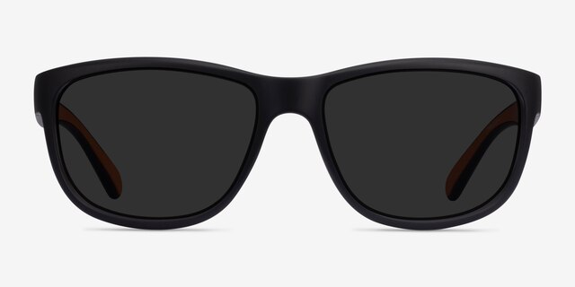 Determined Black PlasticSunglass Frames from EyeBuyDirect, Front View