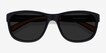 Determined Black PlasticSunglass Frames from EyeBuyDirect, Closed View