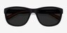 Determined Black PlasticSunglass Frames from EyeBuyDirect, Closed View