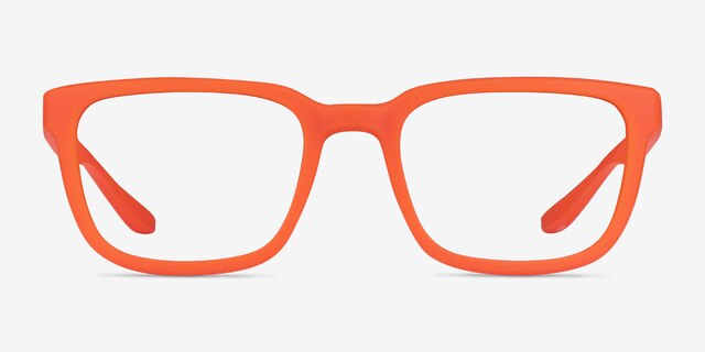 Fast Matte Orange PlastiqueMontures de lunettes de vue d'EyeBuyDirect, Vue de Face