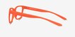 Fast Matte Orange PlasticEyeglass Frames from EyeBuyDirect, Side View