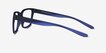 Fast Matte Blue PlasticEyeglass Frames from EyeBuyDirect, Side View