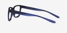 Fast Matte Blue PlasticEyeglass Frames from EyeBuyDirect, Side View