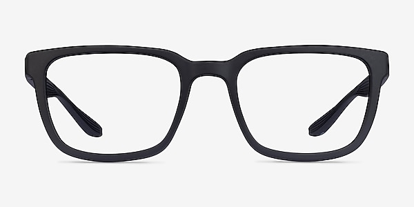 Fast Matte Black Plastic Eyeglass Frames