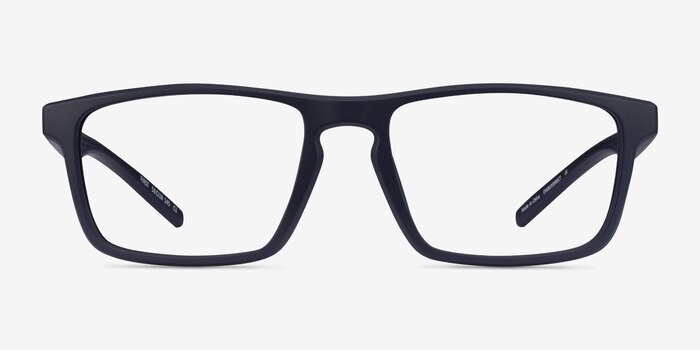First Navy Plastic Eyeglass Frames from EyeBuyDirect