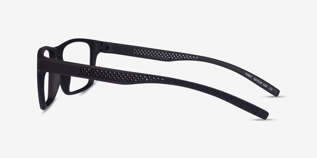 First Black PlasticEyeglass Frames from EyeBuyDirect, Side View