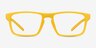 First Yellow PlasticEyeglass Frames from EyeBuyDirect, Front View