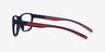 Base Blue Red PlastiqueMontures de lunettes de vue d'EyeBuyDirect, Vue de Côté