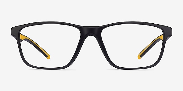 Base Black Yellow Plastic Eyeglass Frames