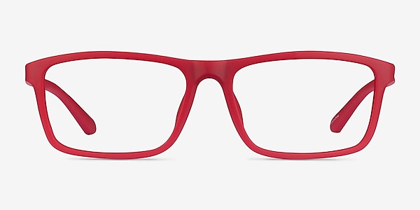 Team Matte Red Plastique Montures de lunettes de vue