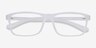 Team Matte Clear PlasticEyeglass Frames from EyeBuyDirect, Closed View