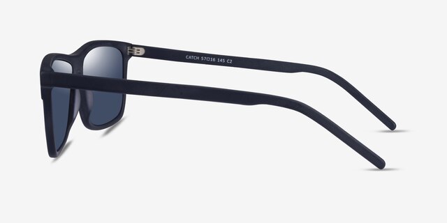Catch Navy AcetateSunglass Frames from EyeBuyDirect, Side View