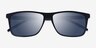 Catch Navy AcetateSunglass Frames from EyeBuyDirect, Closed View