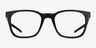 Club Noir MétalMontures de lunettes de vue d'EyeBuyDirect, Vue de Face