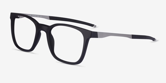 Club Noir MétalMontures de lunettes de vue d'EyeBuyDirect, Vue d'Angle