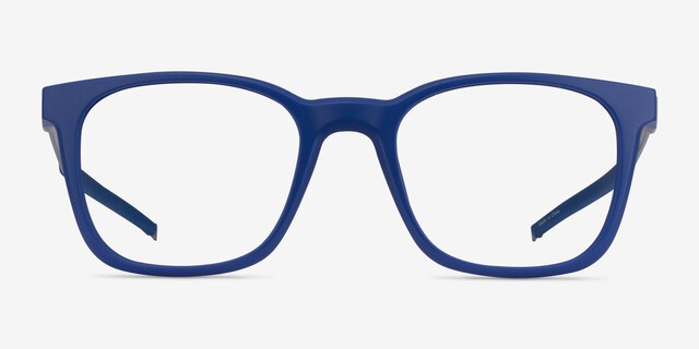 Club Bleu MétalMontures de lunettes de vue d'EyeBuyDirect, Vue de Face