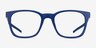 Club Bleu MétalMontures de lunettes de vue d'EyeBuyDirect, Vue de Face