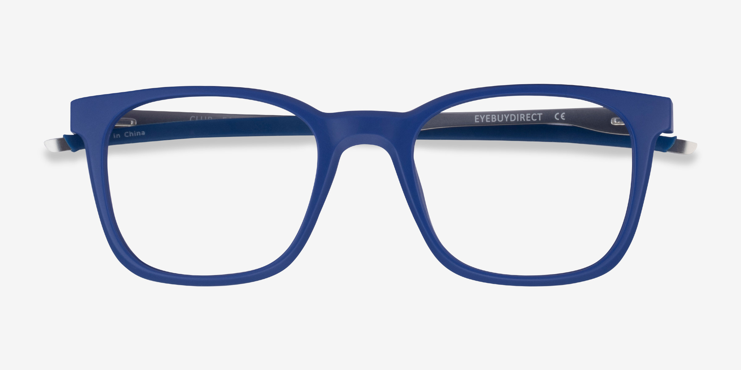 Club Square Blue Glasses For Men Eyebuydirect 