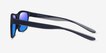 Kick Matte Blue Gray PlasticSunglass Frames from EyeBuyDirect, Side View