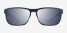 Kick Matte Blue Red PlasticSunglass Frames from EyeBuyDirect, Front View